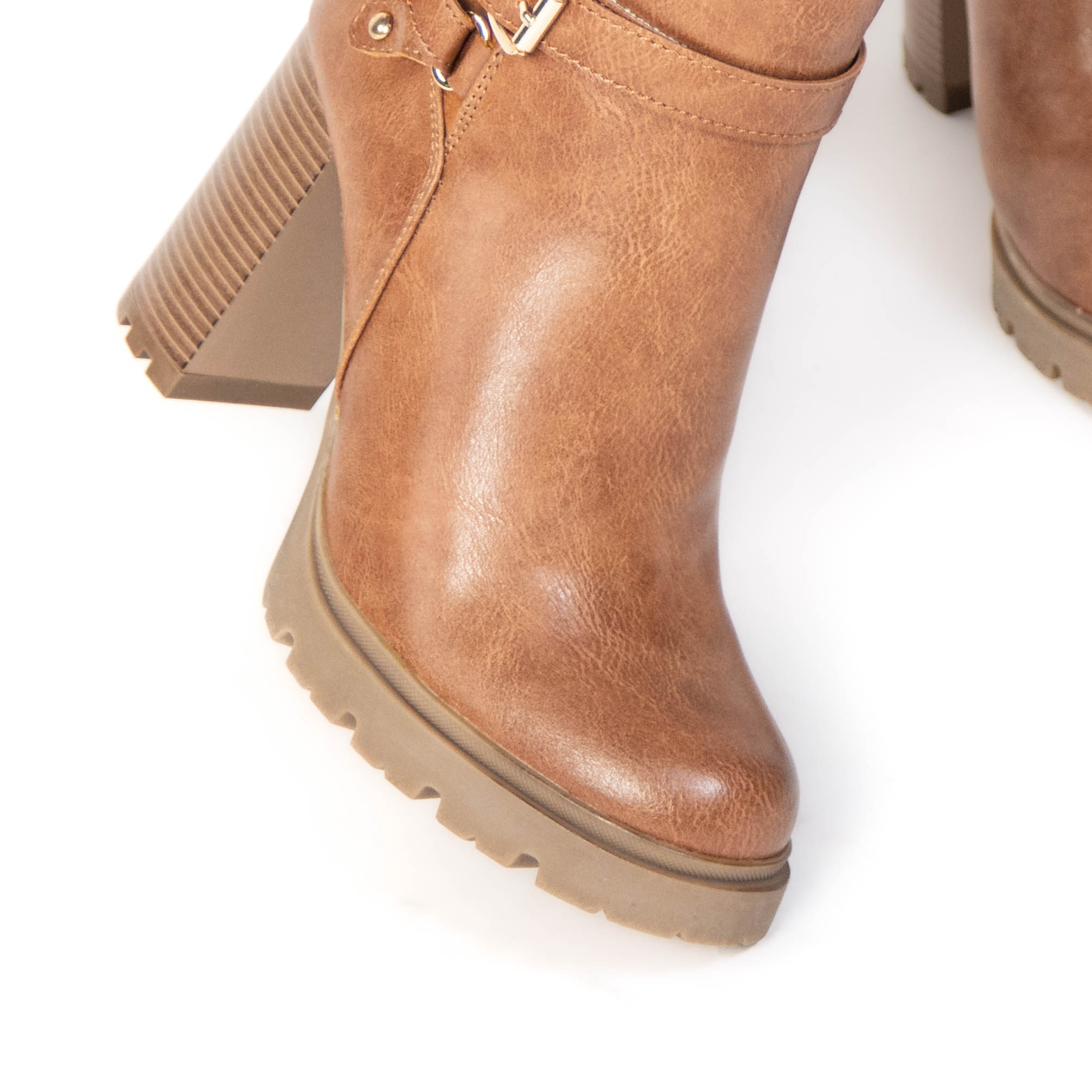 TE-710-MATabac-38_6 Major – Bottines à talon en Tabac – Image 3