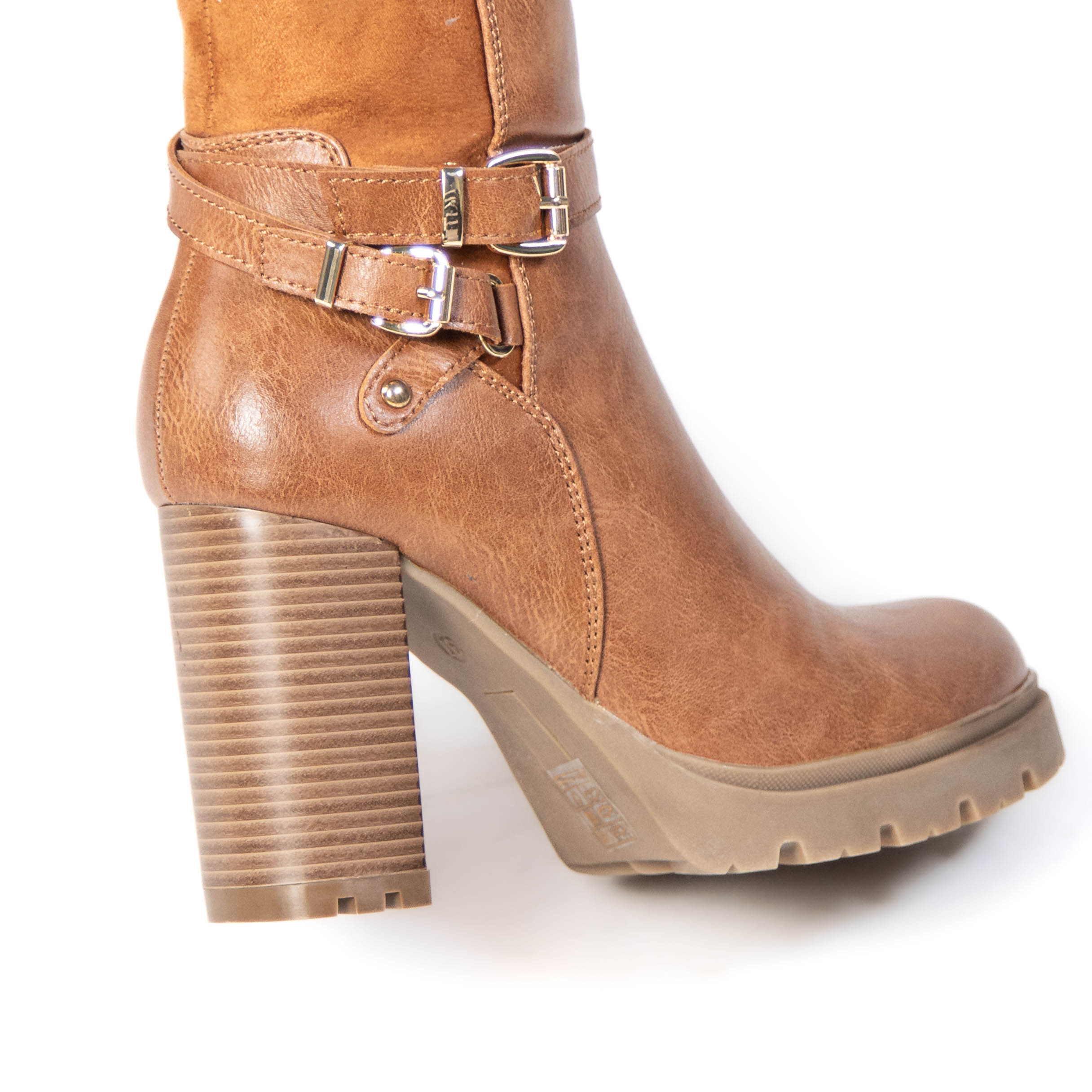 TE-710-MATabac-38_7 Major – Bottines à talon en Tabac – Image 5