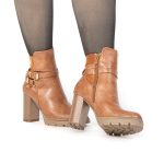 Major – Bottines à talon en Tabac – Image 8