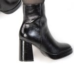 MONA – Bottines à talon large en Noir – Image 6