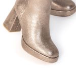 MONA – Bottines à talon large en Taupe – Image 3