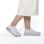 Springy - Baskets Femmes en Blanc – Image 2