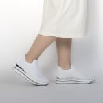 Springy - Baskets Femmes en Blanc – Image 4