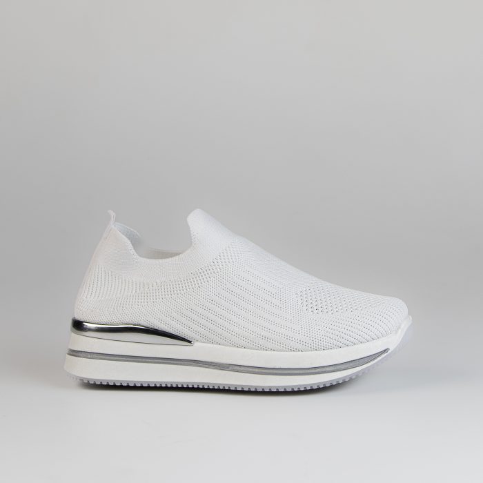 Springy - Baskets Femmes en Blanc – Image 1
