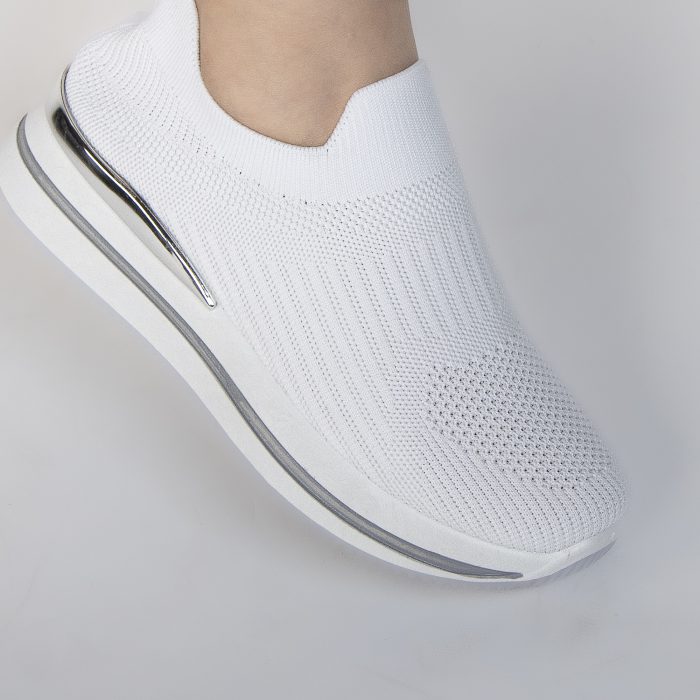Springy - Baskets Femmes en Blanc – Image 5