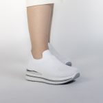 Springy - Baskets Femmes en Blanc – Image 8