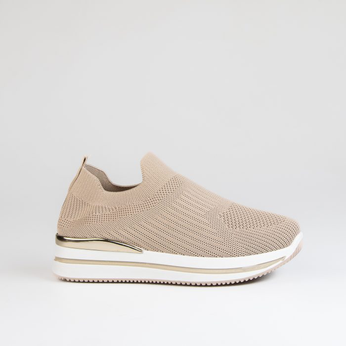 Springy - Baskets Femmes en Kaki – Image 1