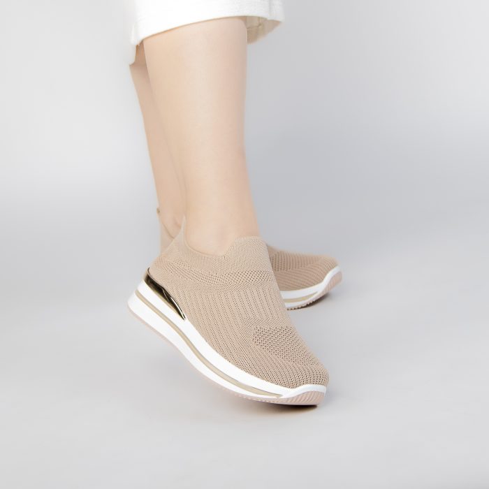 Springy - Baskets Femmes en Kaki – Image 5