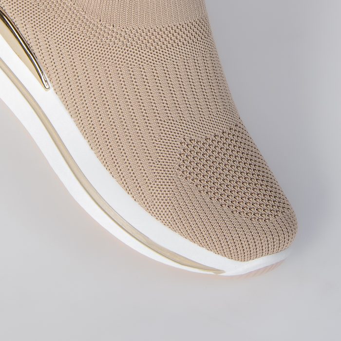 Springy - Baskets Femmes en Kaki – Image 3