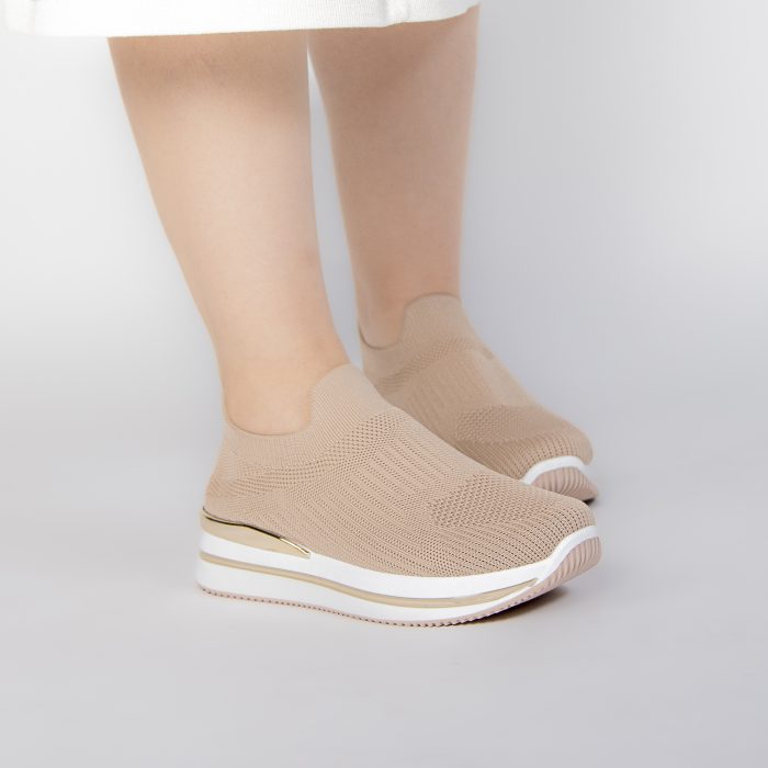Springy - Baskets Femmes en Kaki – Image 8