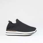 Springy - Baskets Femmes en Noir