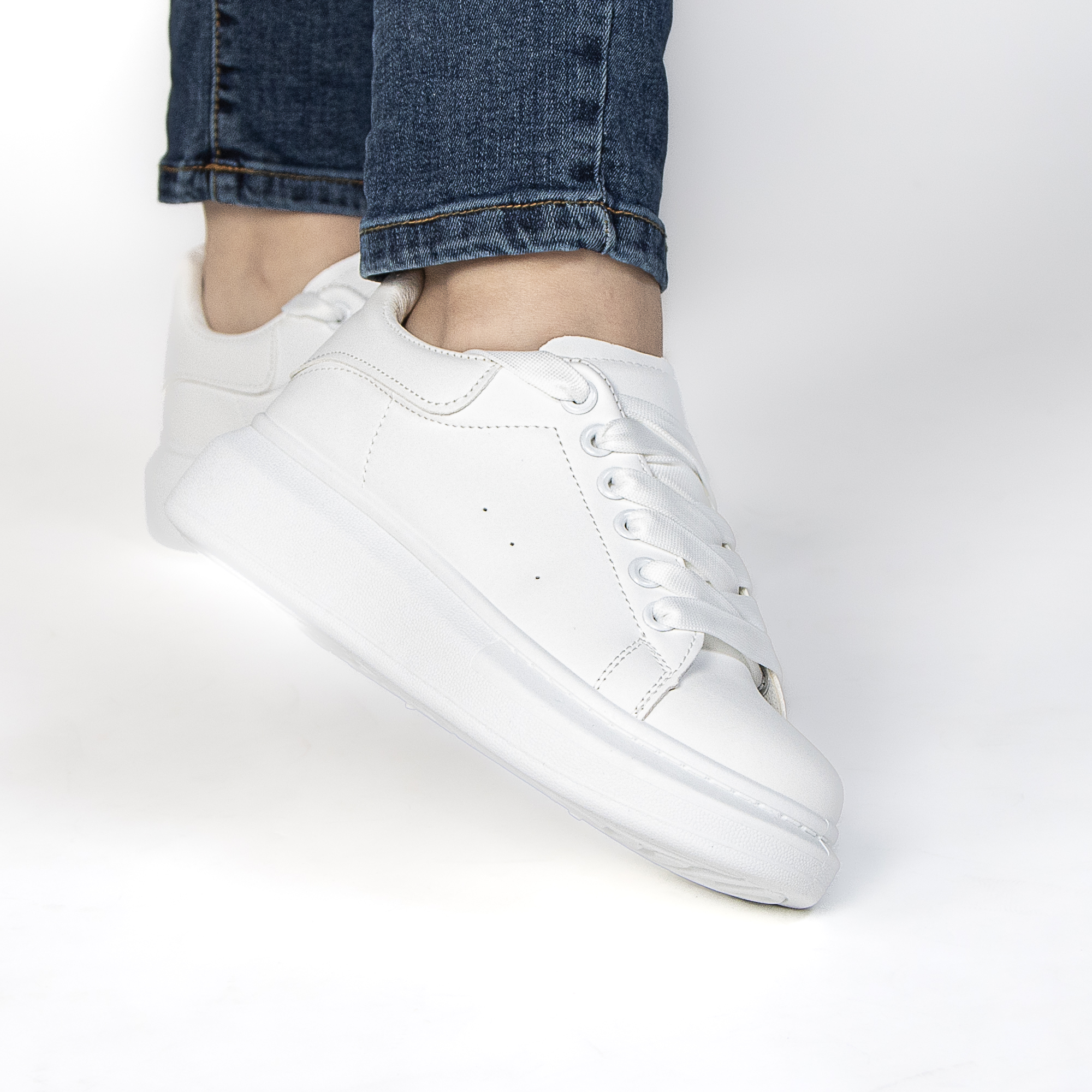 TE-7205-MABlanc-37_4 IRIS – Baskets à plateforme en Blanc – Image 4