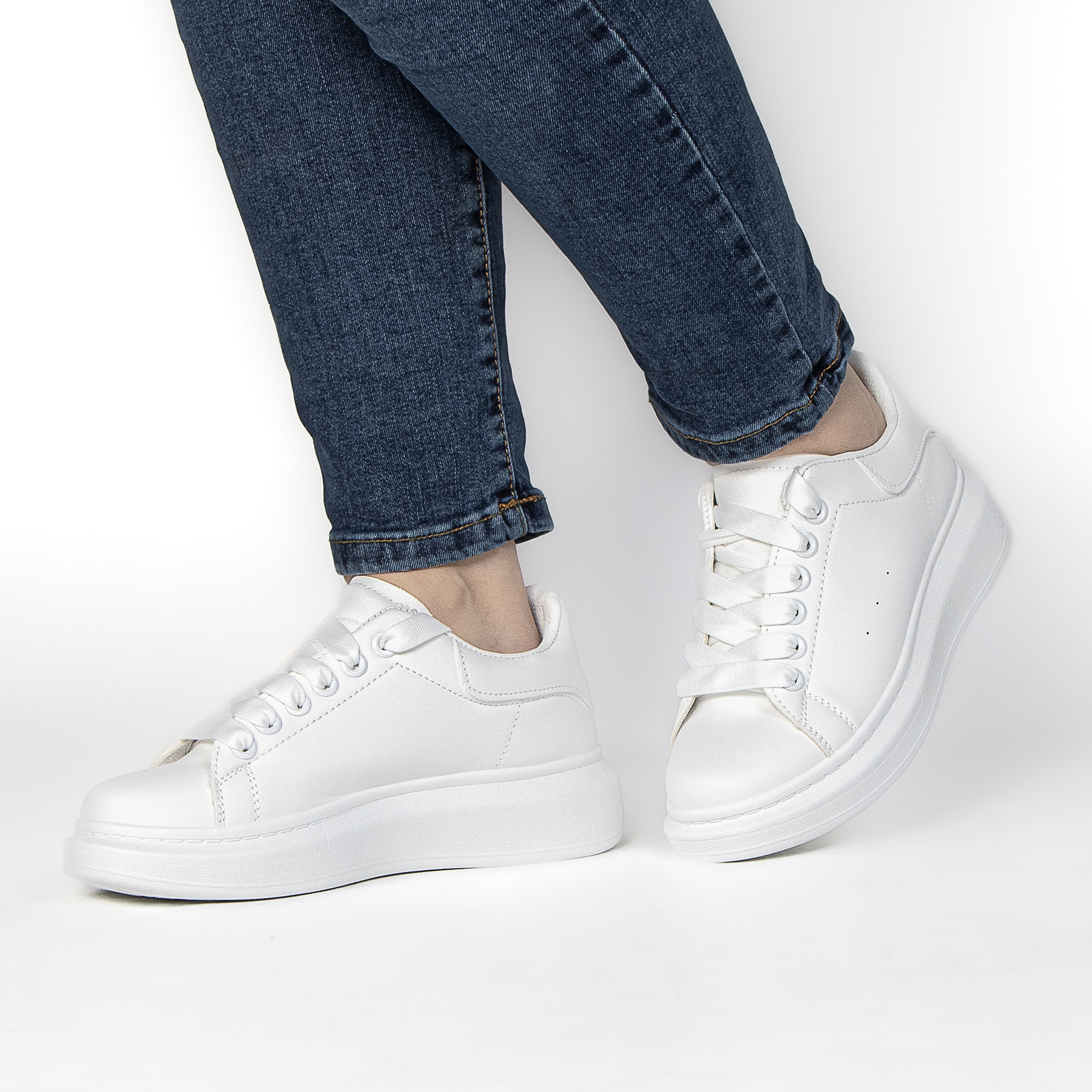 TE-7205-MABlanc-37_5 IRIS – Baskets à plateforme en Blanc – Image 7