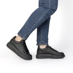 IRIS – Baskets à plateforme en Noir – Image 2