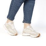 OZEL – Baskets femmes en Beige – Image 5