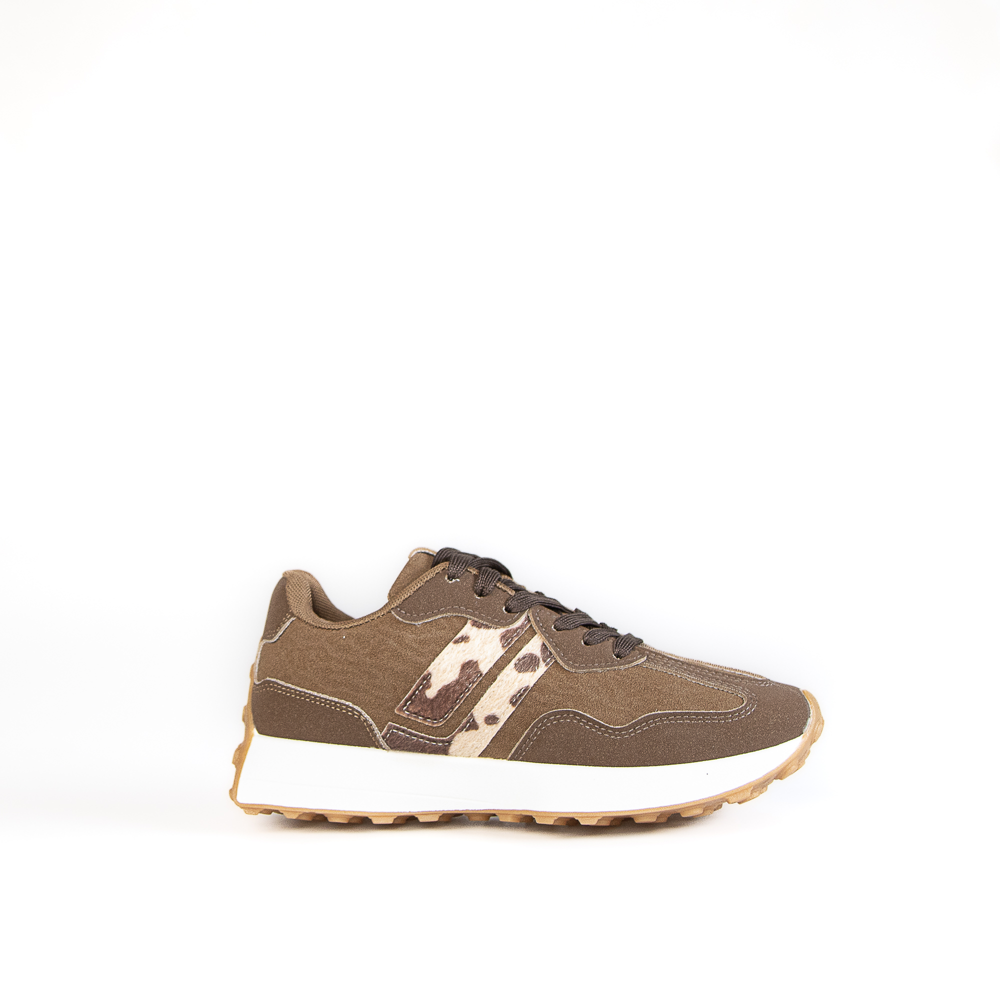 TE-723-TEMarron-37_1 OZEL – Baskets femmes en Marron – Image 1