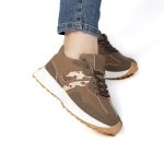 OZEL – Baskets femmes en Marron – Image 4