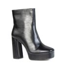 Warby – Bottines à talon large en Noir