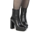 Warby – Bottines à talon large en Noir – Image 9