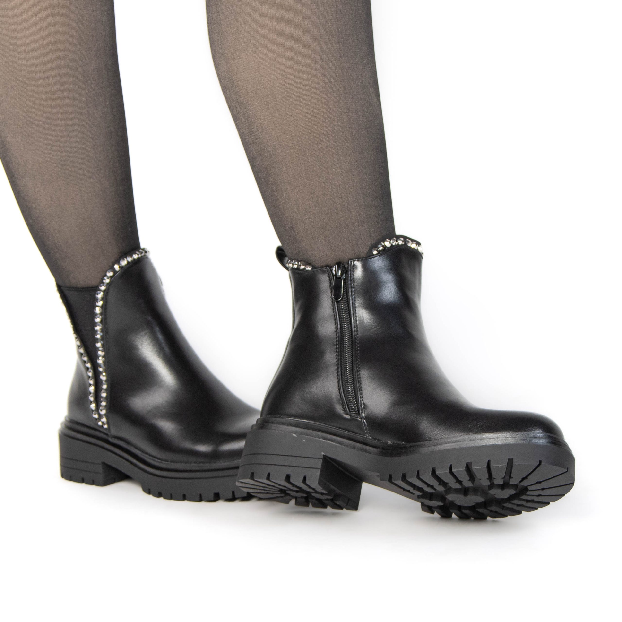 TE-7556-MANoir-38_9 SAFIA – Bottines Femmes en Noir – Image 8