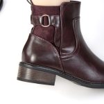 GLORY – Bottines femmes en Bordeau – Image 5