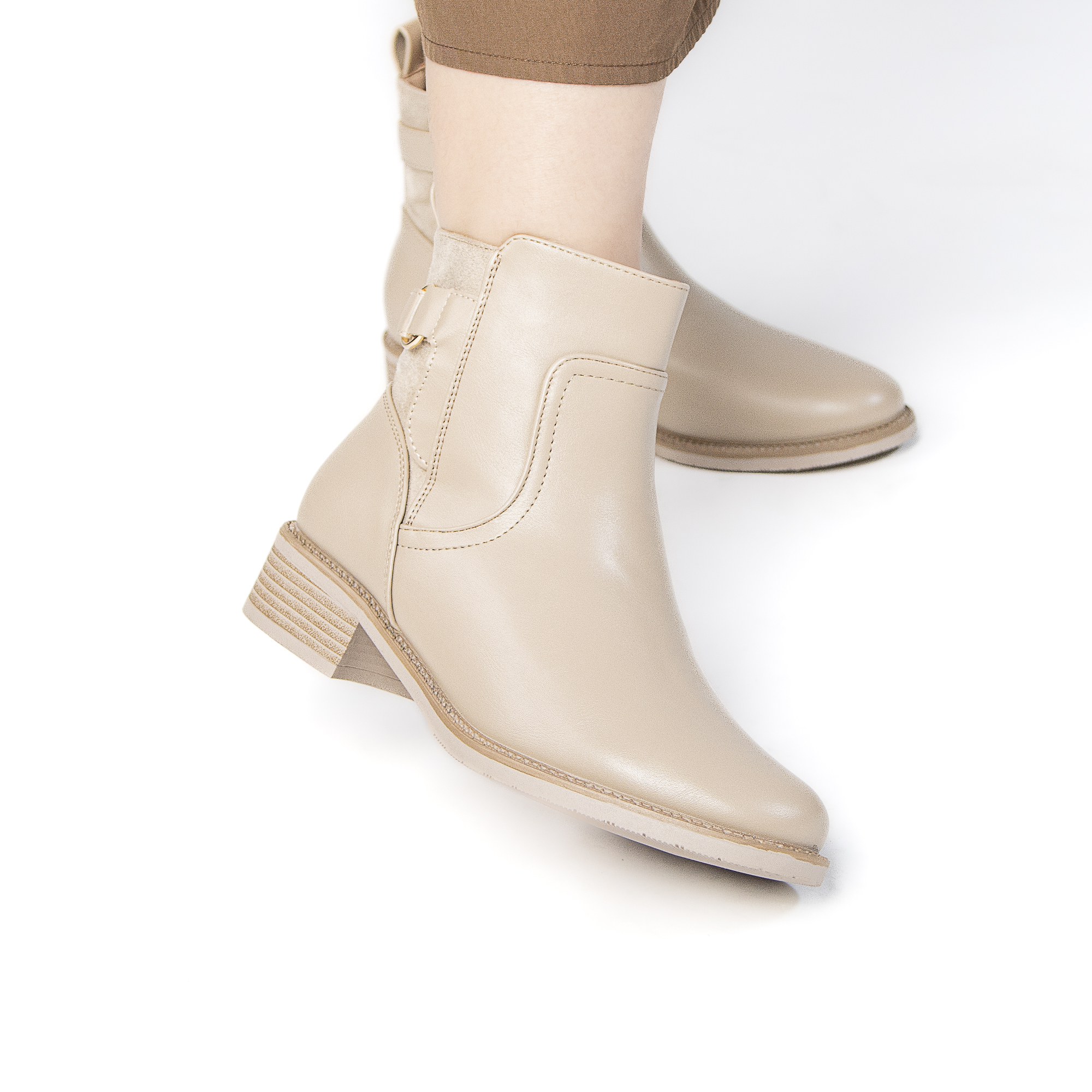 TE-793-MAKaki-37_4 GLORY – Bottines femmes en Kaki – Image 4