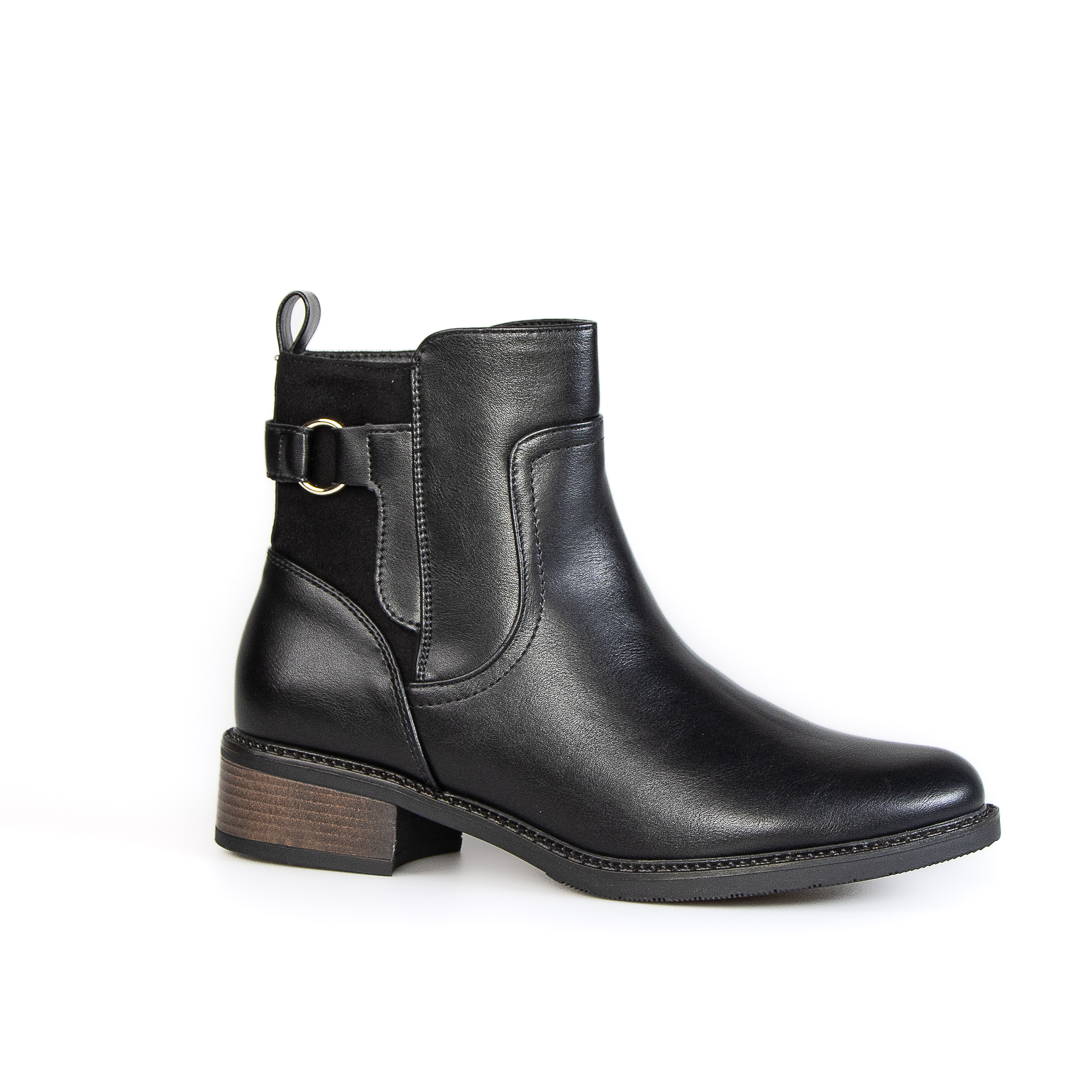 TE-793-MANoir-37_1 GLORY – Bottines femmes en Noir – Image 1