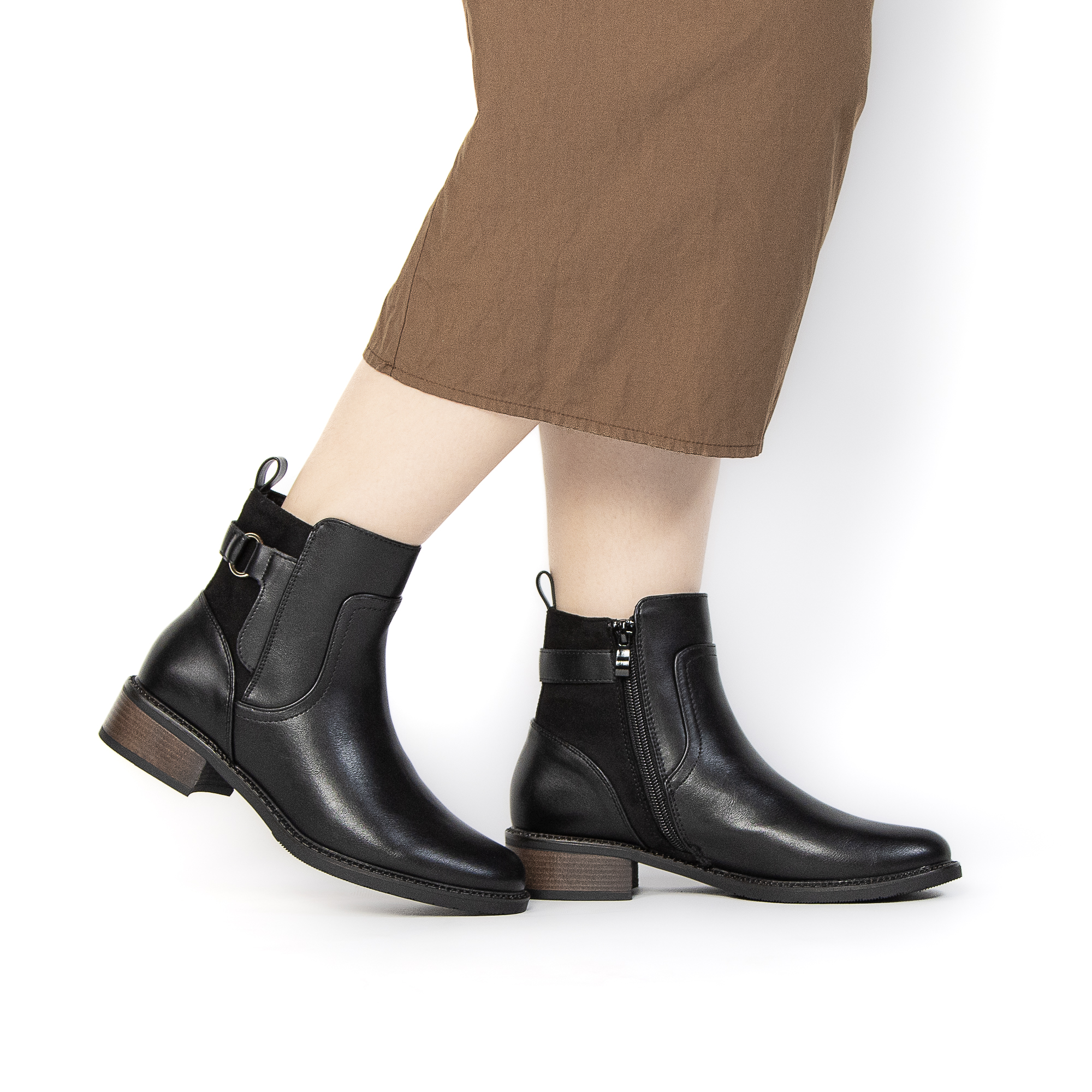 TE-793-MANoir-37_2 GLORY – Bottines femmes en Noir – Image 2