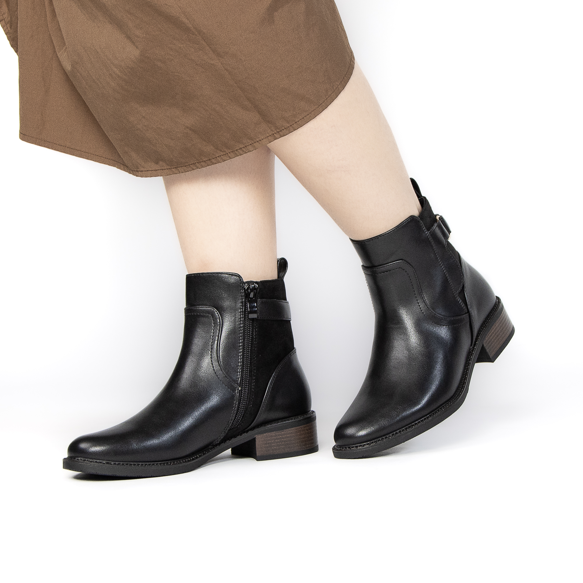 TE-793-MANoir-37_5 GLORY – Bottines femmes en Noir – Image 6