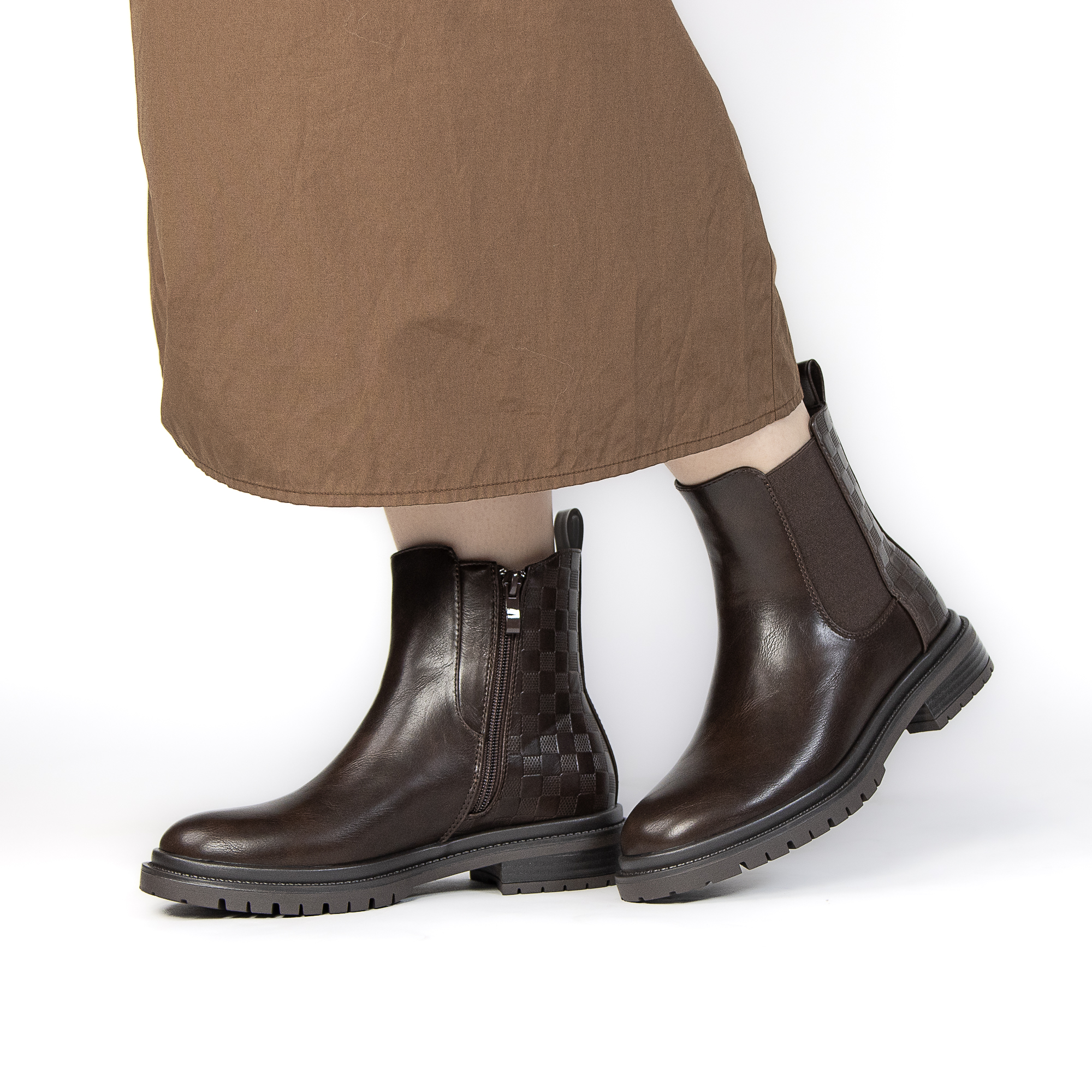 TE-805-MACoffee-37_5 YANTI – Bottines femmes en Coffee – Image 6