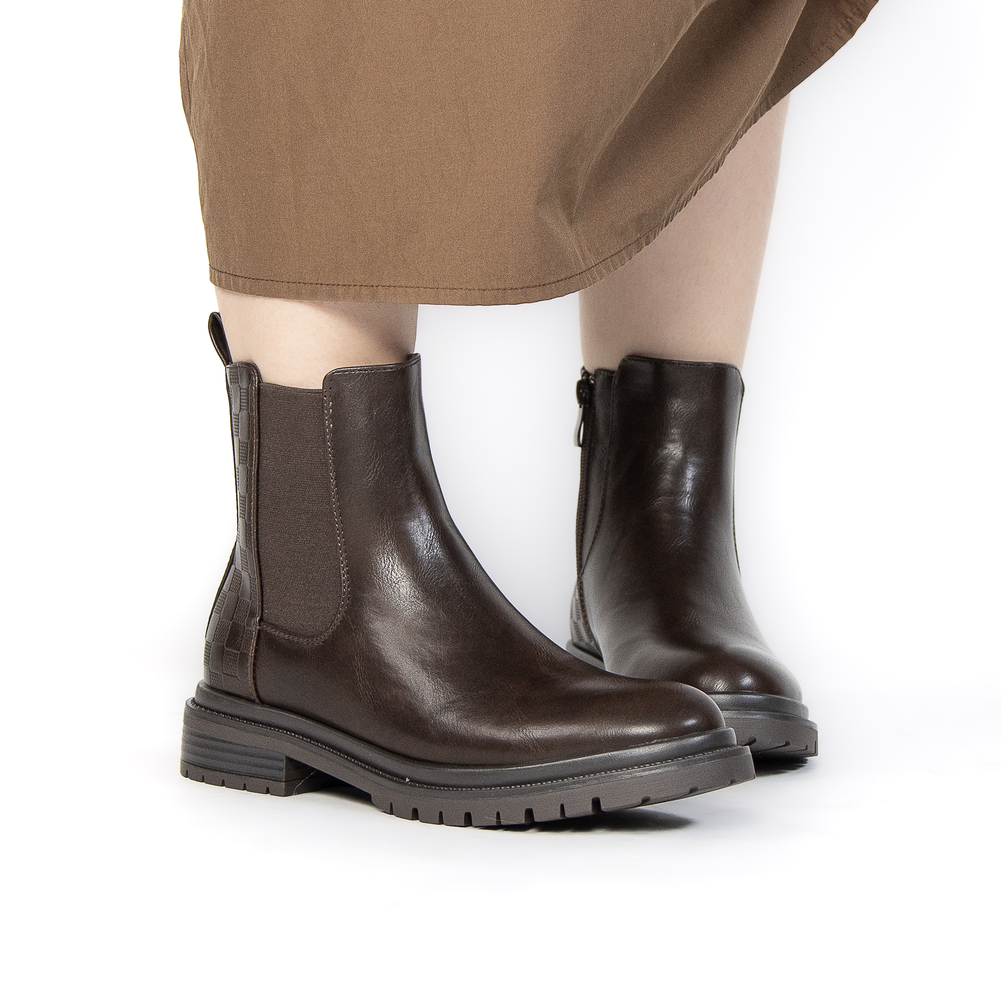 TE-805-MACoffee-37_8 YANTI – Bottines femmes en Coffee – Image 7