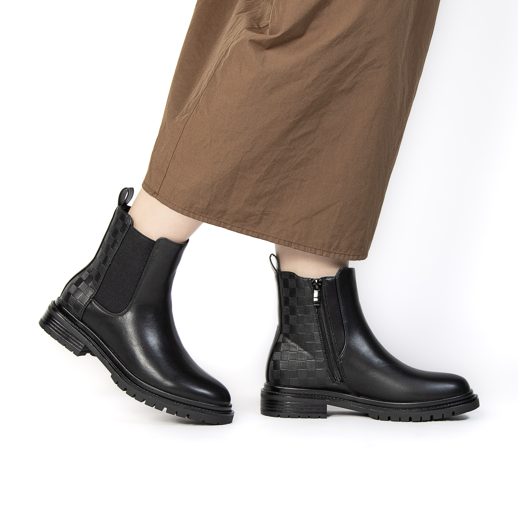 TE-805-MANoir-37_2 YANTI – Bottines femmes en Noir – Image 2