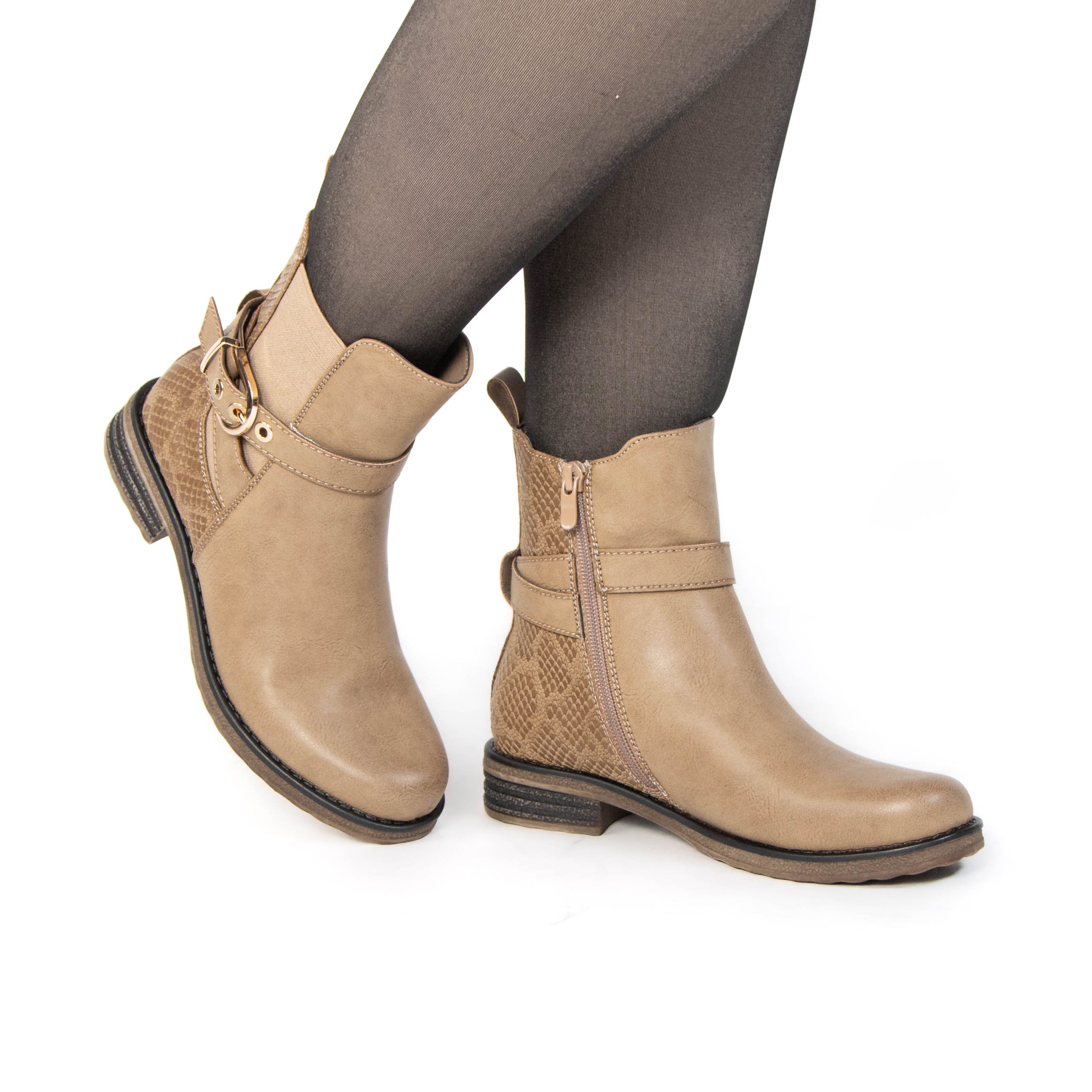 TE-893-MAKaki-38_3 Kalela – Bottines femmes en Kaki – Image 4