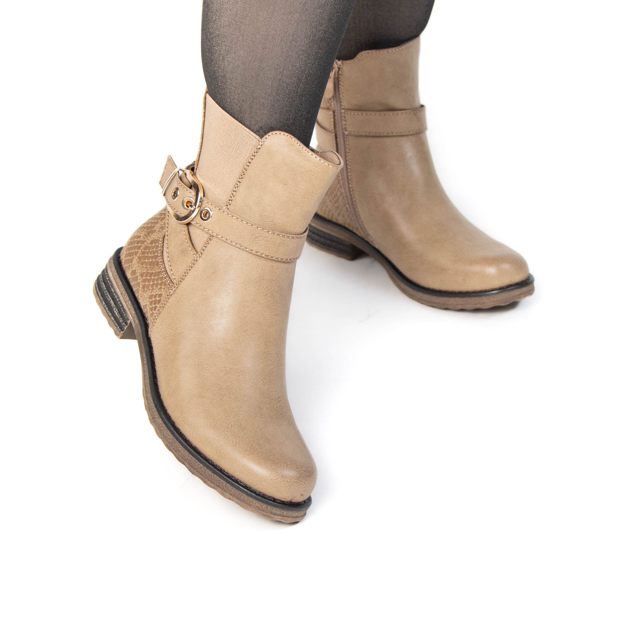 TE-893-MAKaki-38_4 Kalela – Bottines femmes en Kaki – Image 5