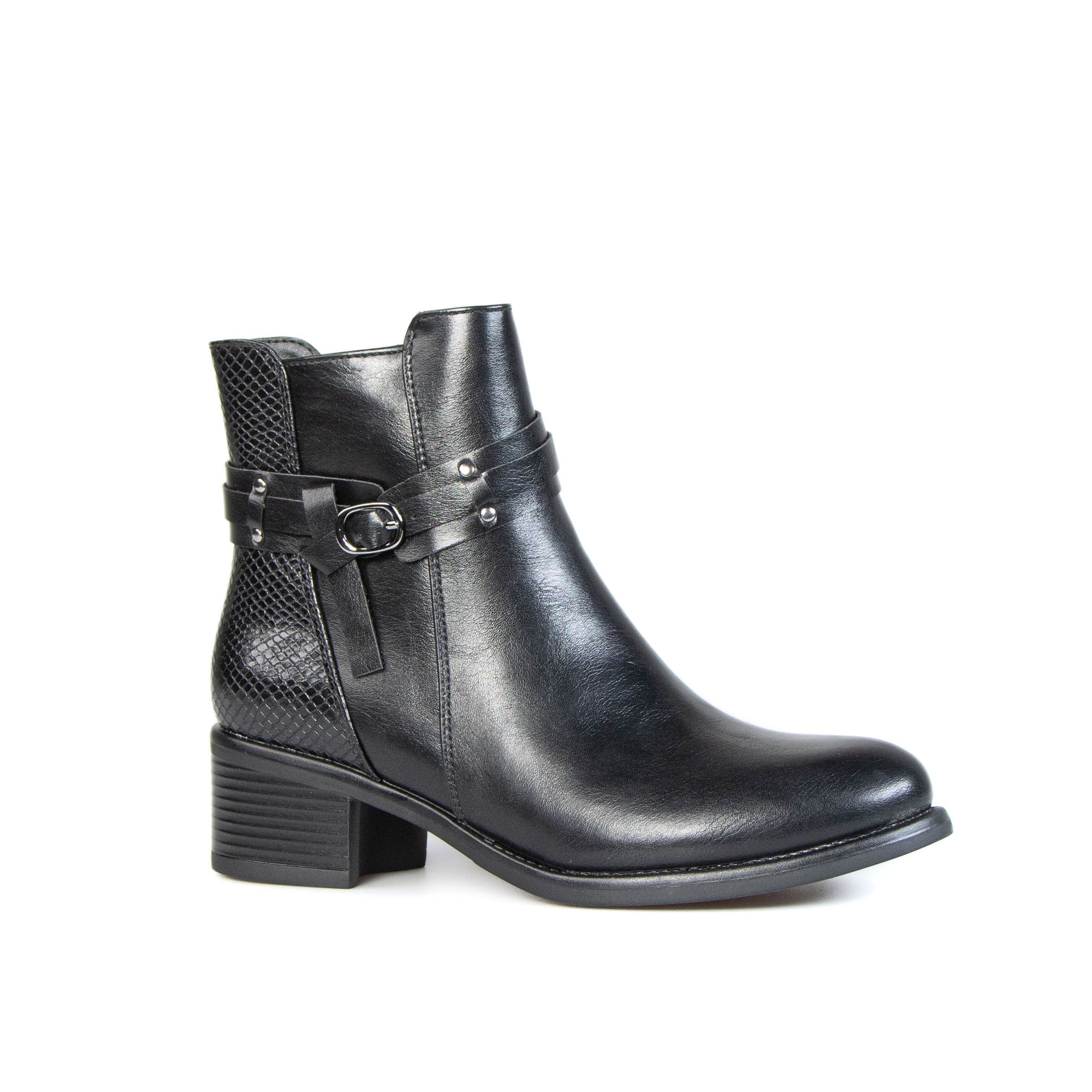 TE-900-MANoir-38_1 NADA – Bottines à talon en Noir – Image 1