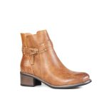 NADA – Bottines à talon en Tabac