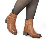 NADA – Bottines à talon en Tabac – Image 4