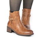 NADA – Bottines à talon en Tabac – Image 9