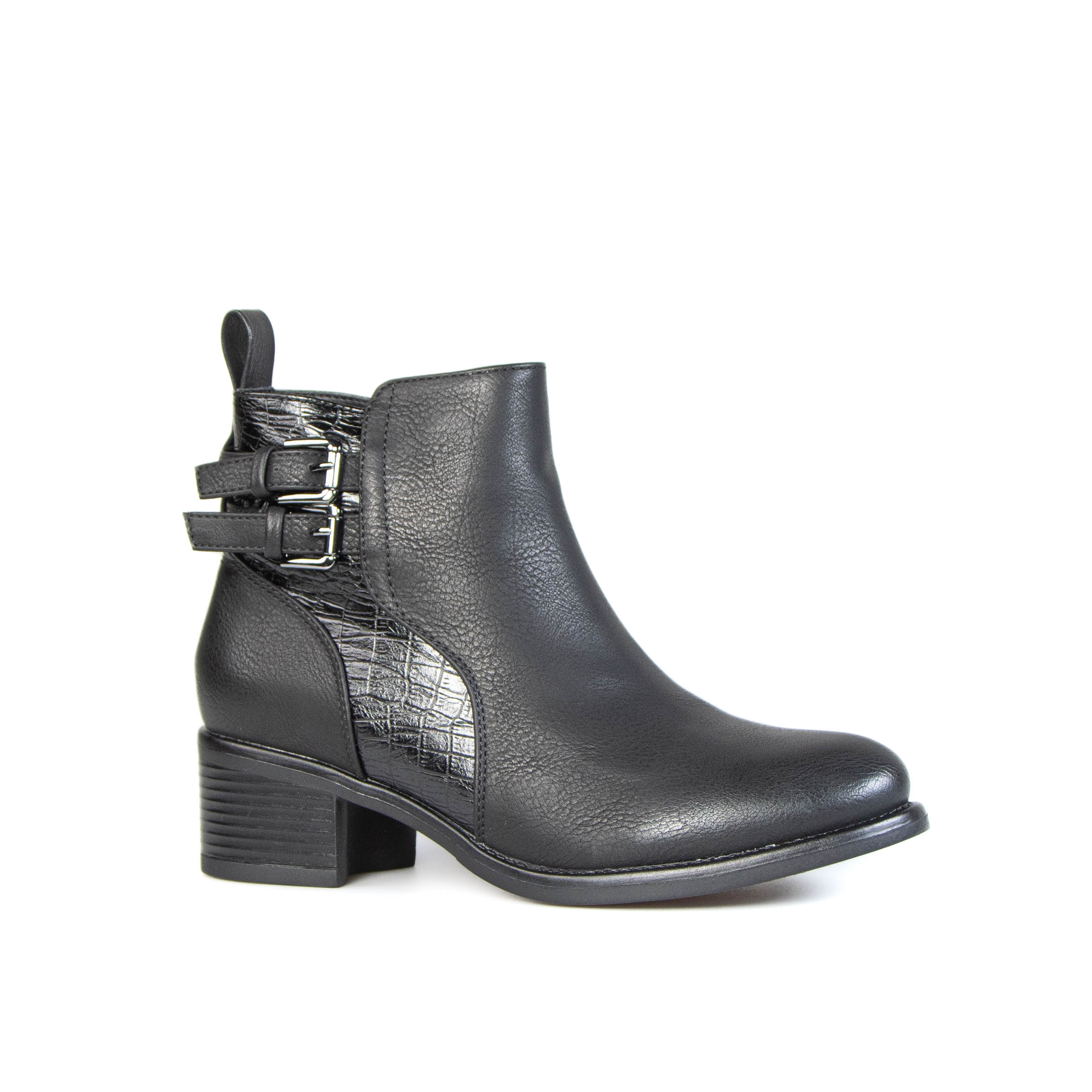 TE-902-MANoir-38_1 NILZA – Bottines femmes en Noir – Image 1