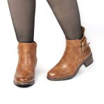 NILZA – Bottines femmes en Tabac – Image 7