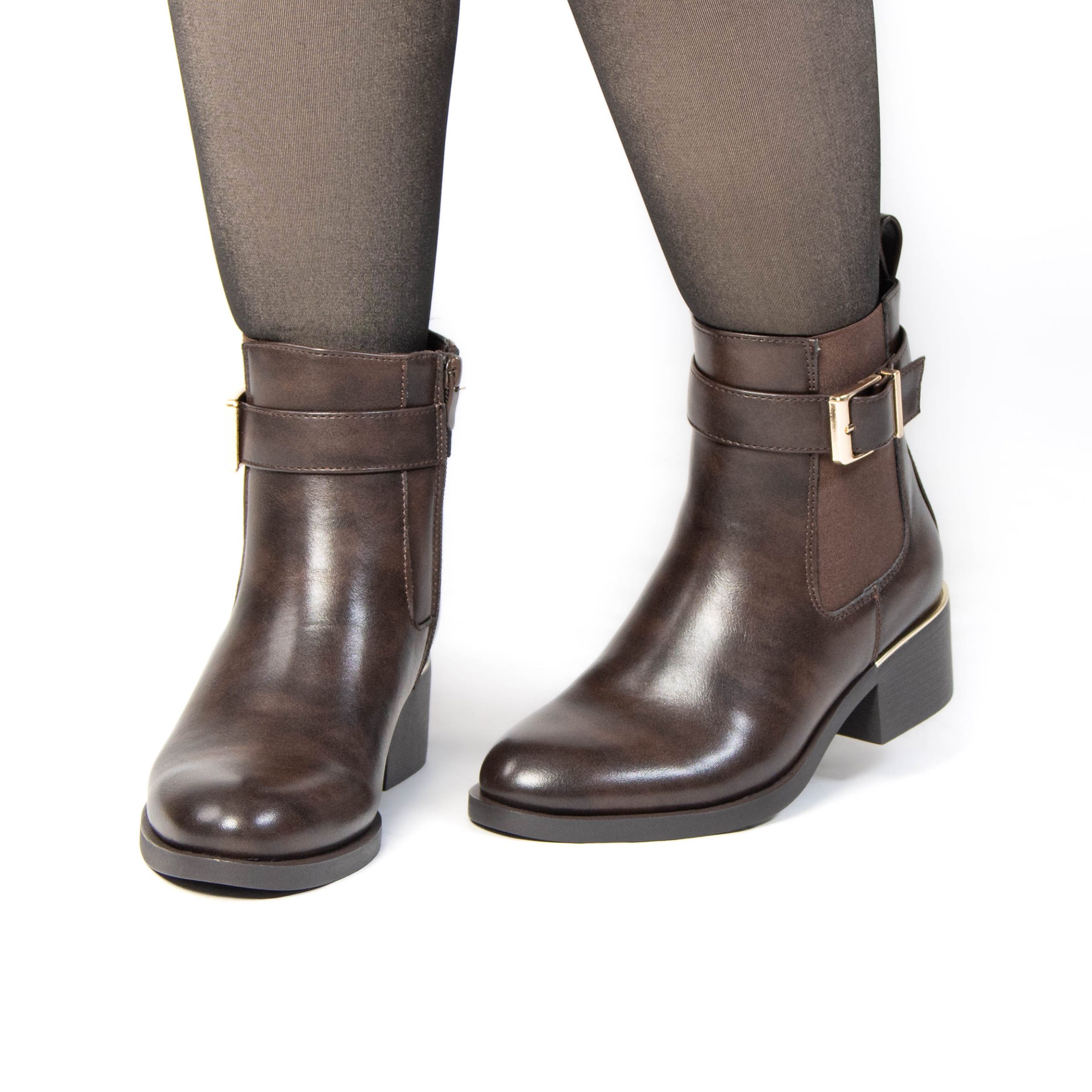 TE-910-MAMarron-38_5 Astride – Bottines Femmes en Marron – Image 7