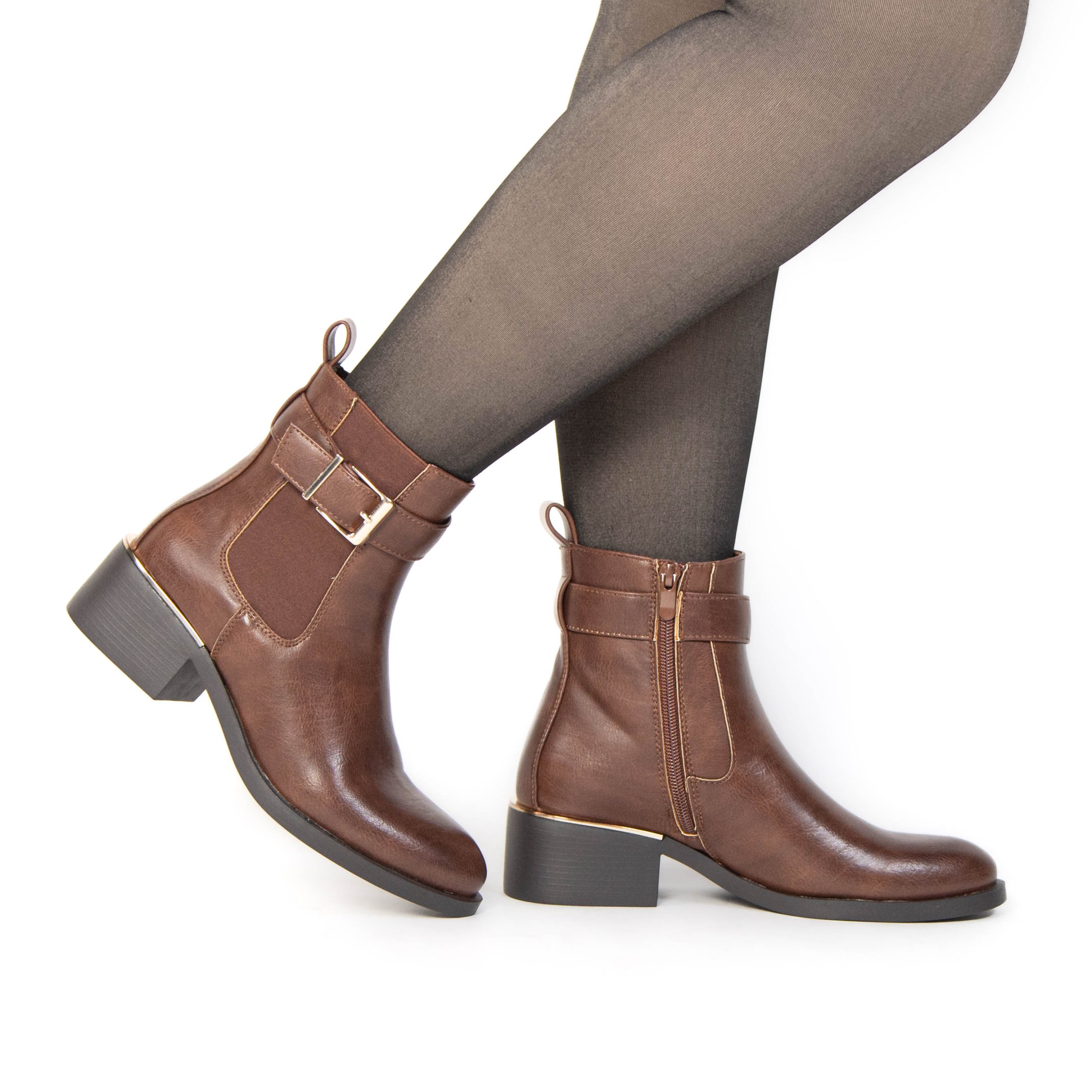 TE-910-MATabac-38_2 Astride – Bottines Femmes en Tabac – Image 2