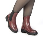 Klara – Bottines femmes en Bordeau – Image 4