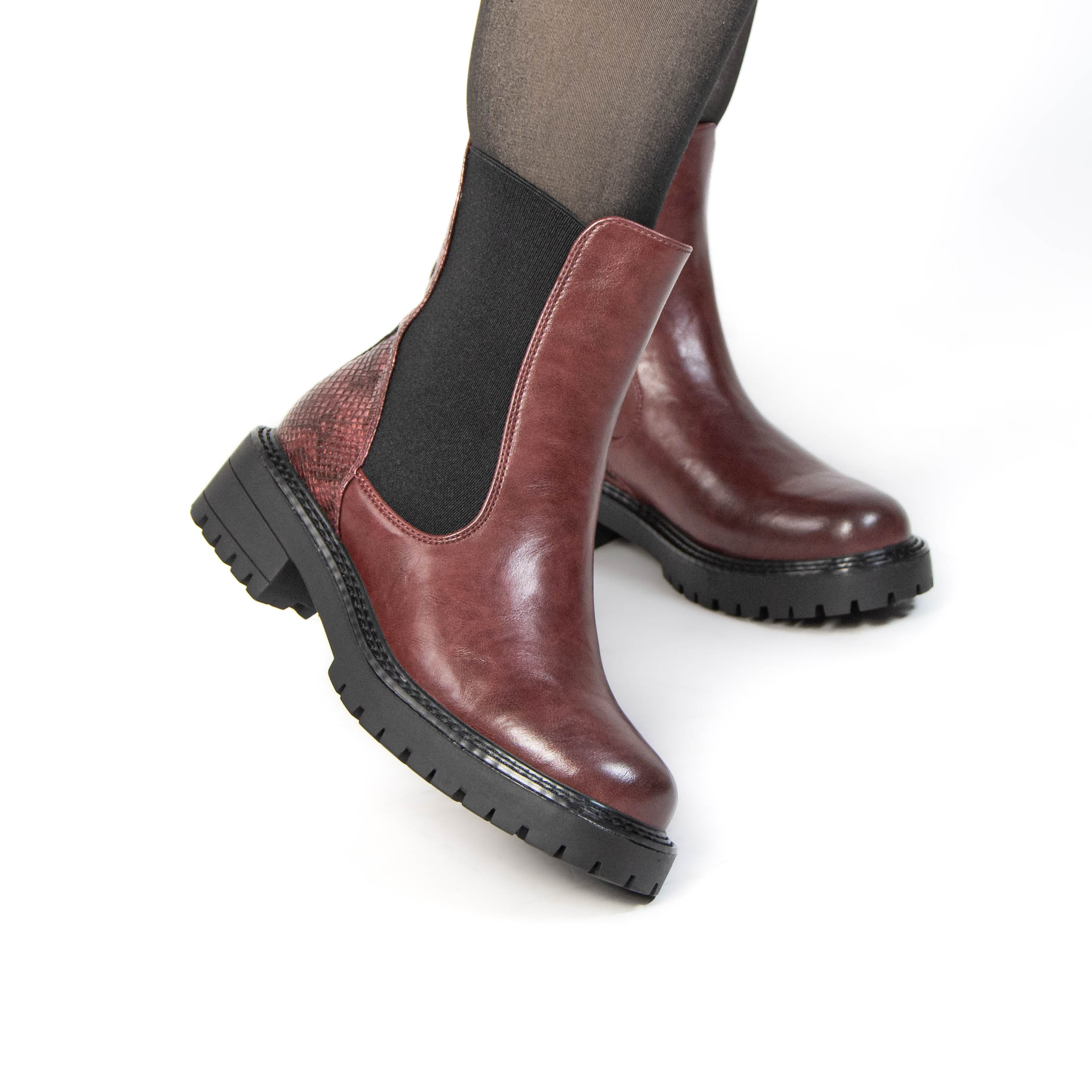 TE-916-MABordeau-38_4 Klara – Bottines femmes en Bordeau – Image 5