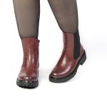 Klara – Bottines femmes en Bordeau – Image 8