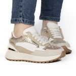 Mirage – Baskets Femmes en Beige – Image 8