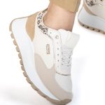 Yosana – Baskets Compensées en Kaki – Image 3