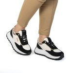 Yosana – Baskets Compensées en Noir – Image 4