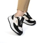 Yosana – Baskets Compensées en Noir – Image 5