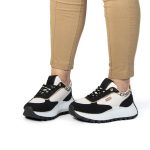 Yosana – Baskets Compensées en Noir – Image 7